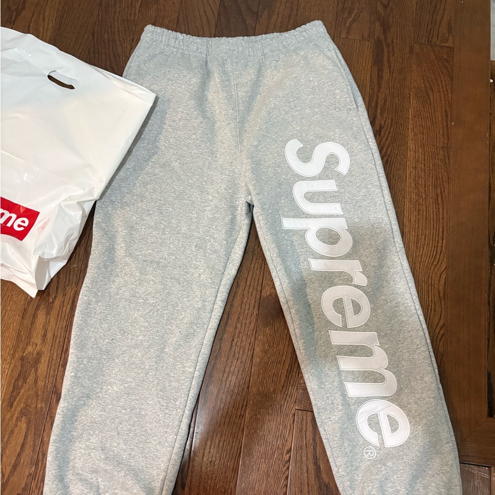 Supreme Gray sweatpants
